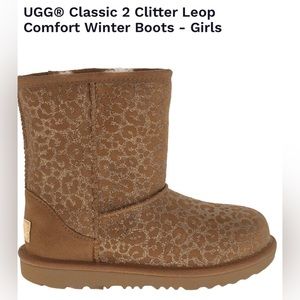 Ugg girl leopard boots